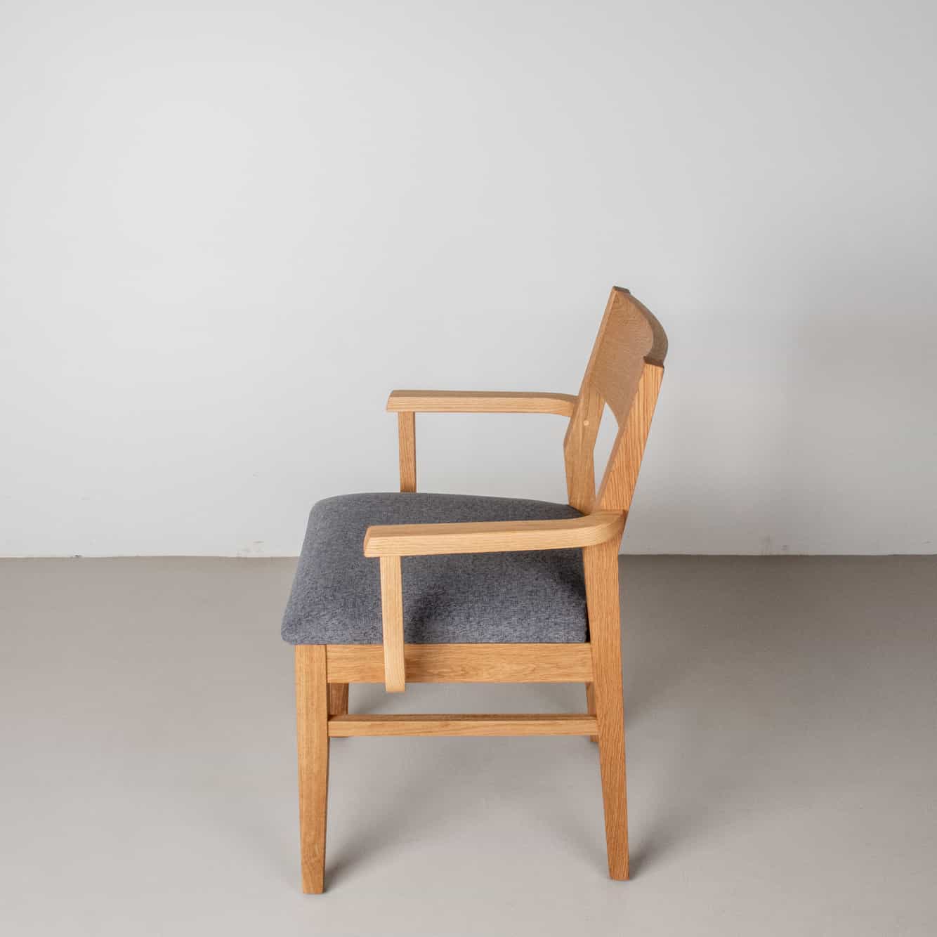 Aubrey Wood Arm Chair - Image 4