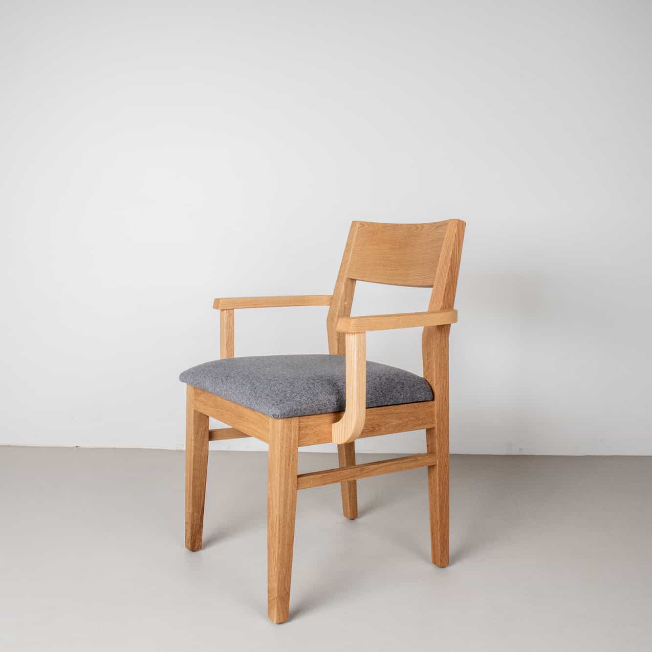 Aubrey Wood Arm Chair - Image 5