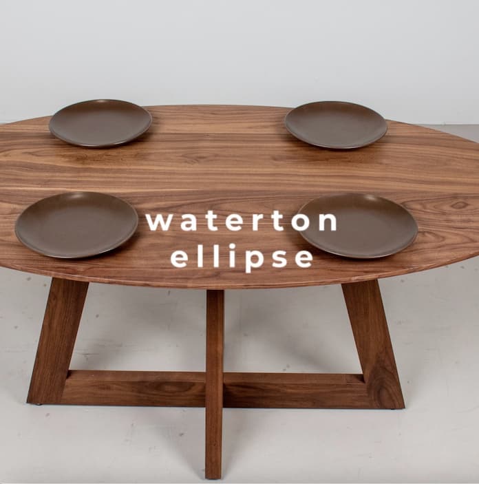 Waterton MidCentury Oval Table - Image 8